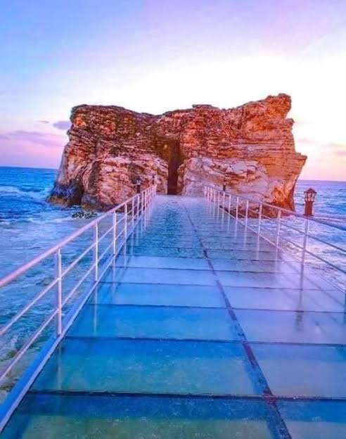 Matruh glass walkway frequented by millions of visitors annually