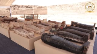 Egyptian mission unearths largest-ever bronze statues cachette in Saqqara