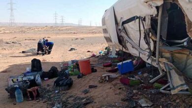 Eight people killed, 36 injured in Aswan bus accident