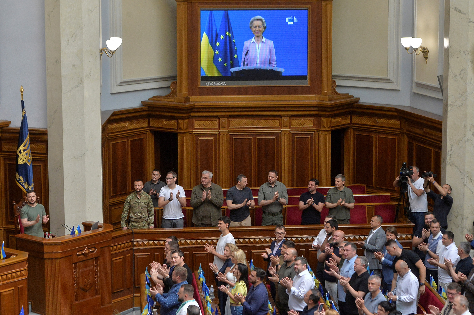 European Commission leader hails Ukraine’s EU membership bid