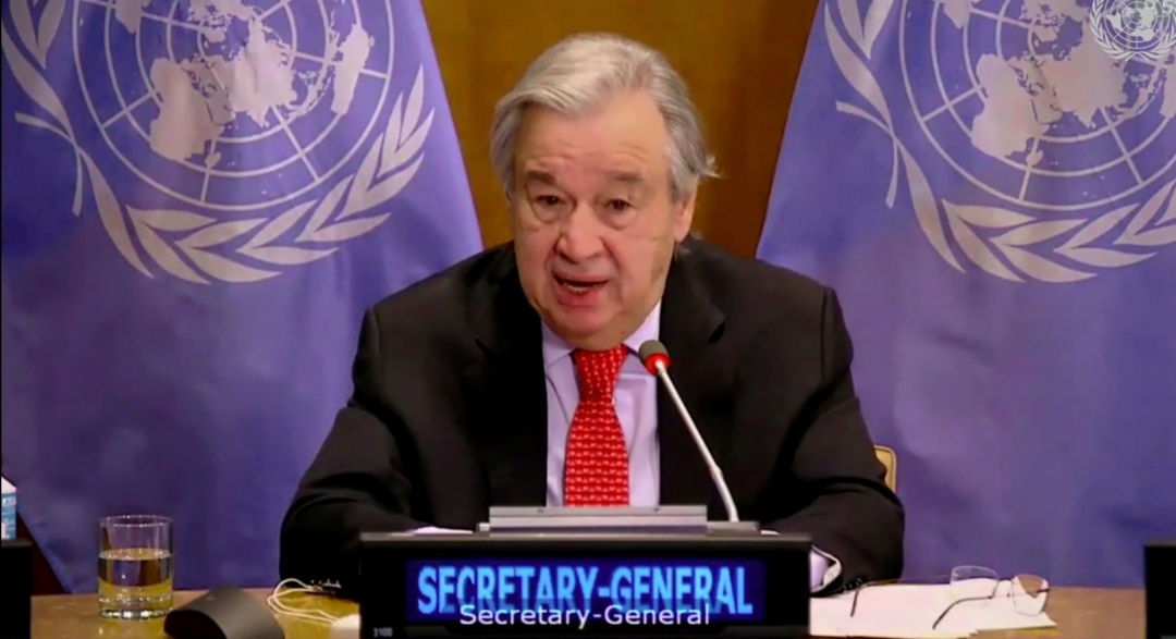 UN Secretary General describes shelling around Ukrainian nuclear plant as &ldquo;suicidal&rdquo;