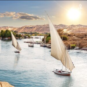 Nile in Egypt aswan Luxor