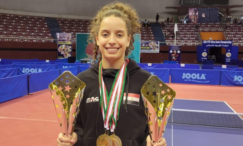 Hana Gouda tops U-19 women’s world rankings in table tennis