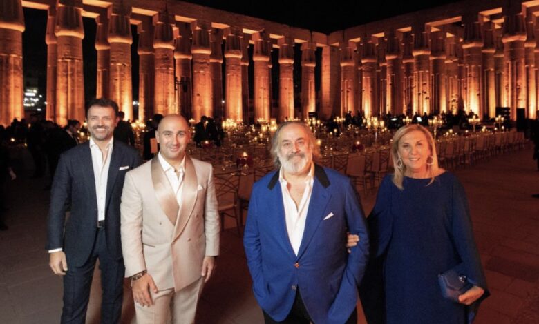 Luxury fashion house Stefano Ricci celebrates 50th anniversary in Luxor