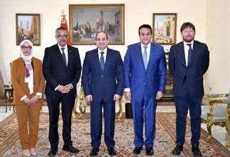 Sisi receives WHO director general