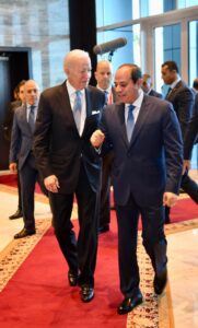 US President Joe Biden and Egypt President Abdel Fattah al-Sisi