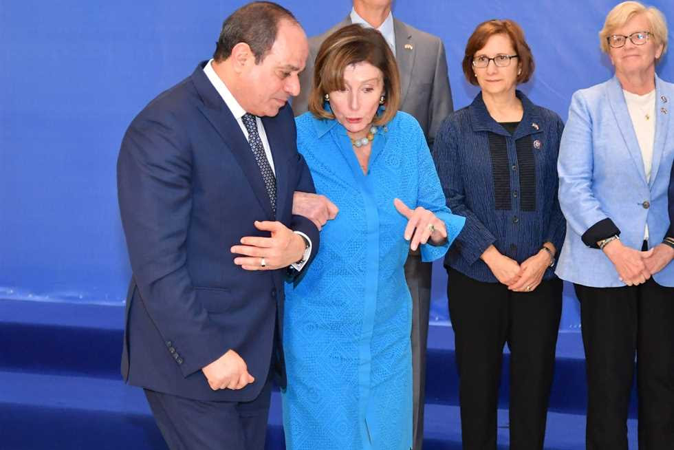 Sisi receives US House of Representatives speaker on sidelines of COP27 Sisi receives US House of Representatives speaker on sidelines of COP27