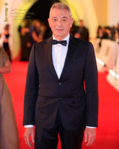 Actor Mahmoud Hemda at the Cairo International Film Festival.