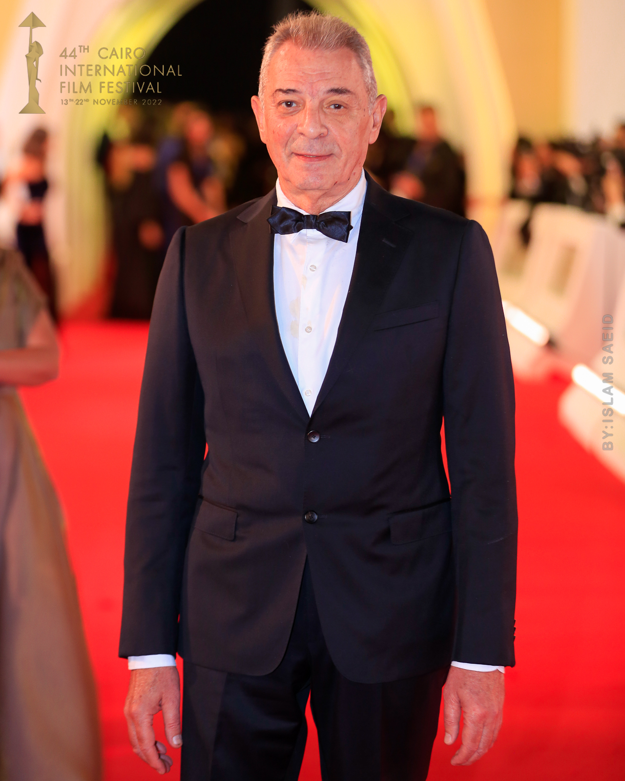 Actor Mahmoud Hemda at the Cairo International Film Festival.