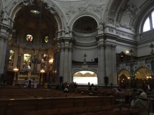 Interior of the Berlin Cathedral.