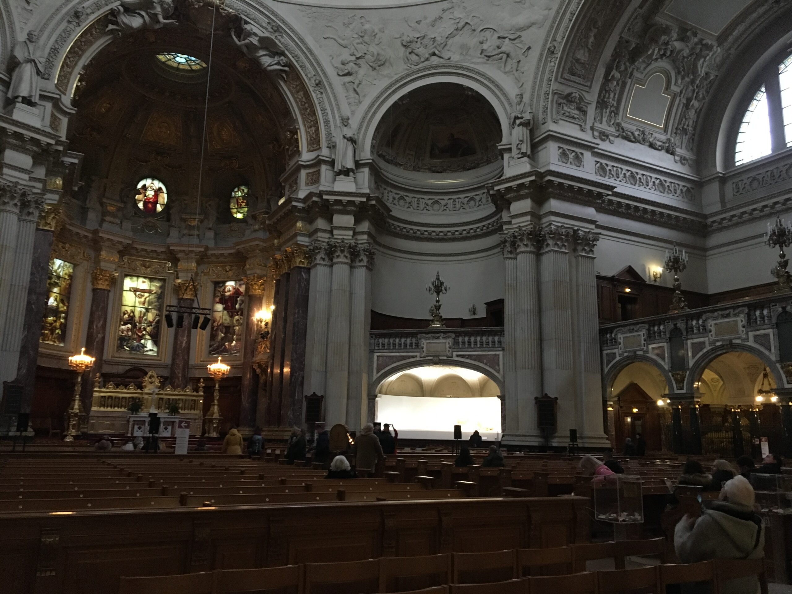 Interior of the Berlin Cathedral. 