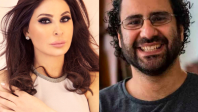 Lebanese singer Elissa and Egyptian activist Alaa Abdel Fattah