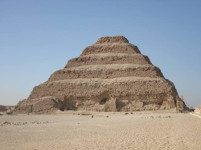 The Djoser pyramid (Saqqara pyramid)