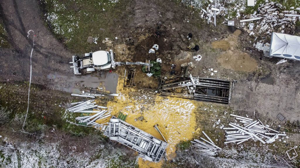 Experts at site of missile incident in Poland