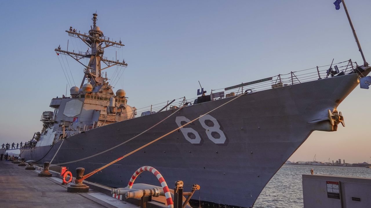 Iranian patrol boat tried to temporarily blind US Navy ships in Strait of Hormuz, US says