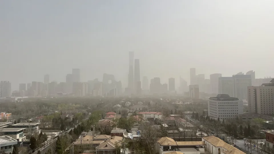 Sandstorms blanket Beijing and northern China as air pollution soars