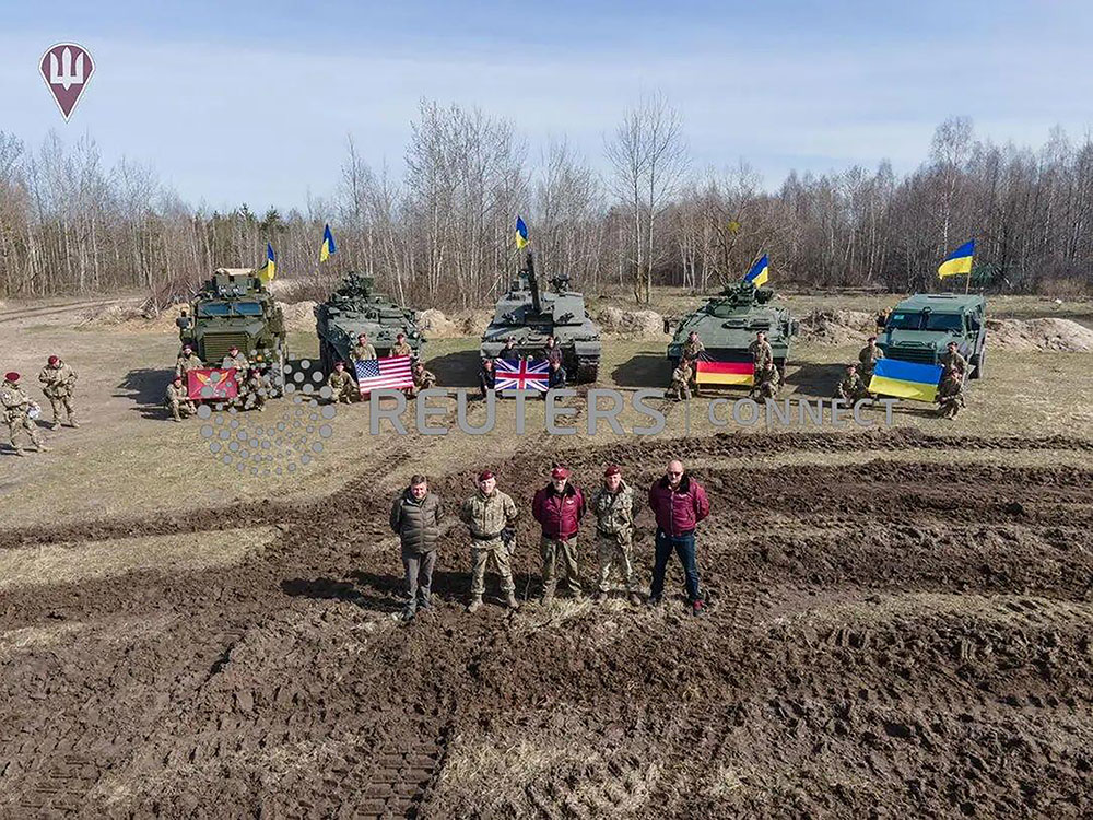 British tank arrivals and 2 dead in Russian strikes. Here are the ...