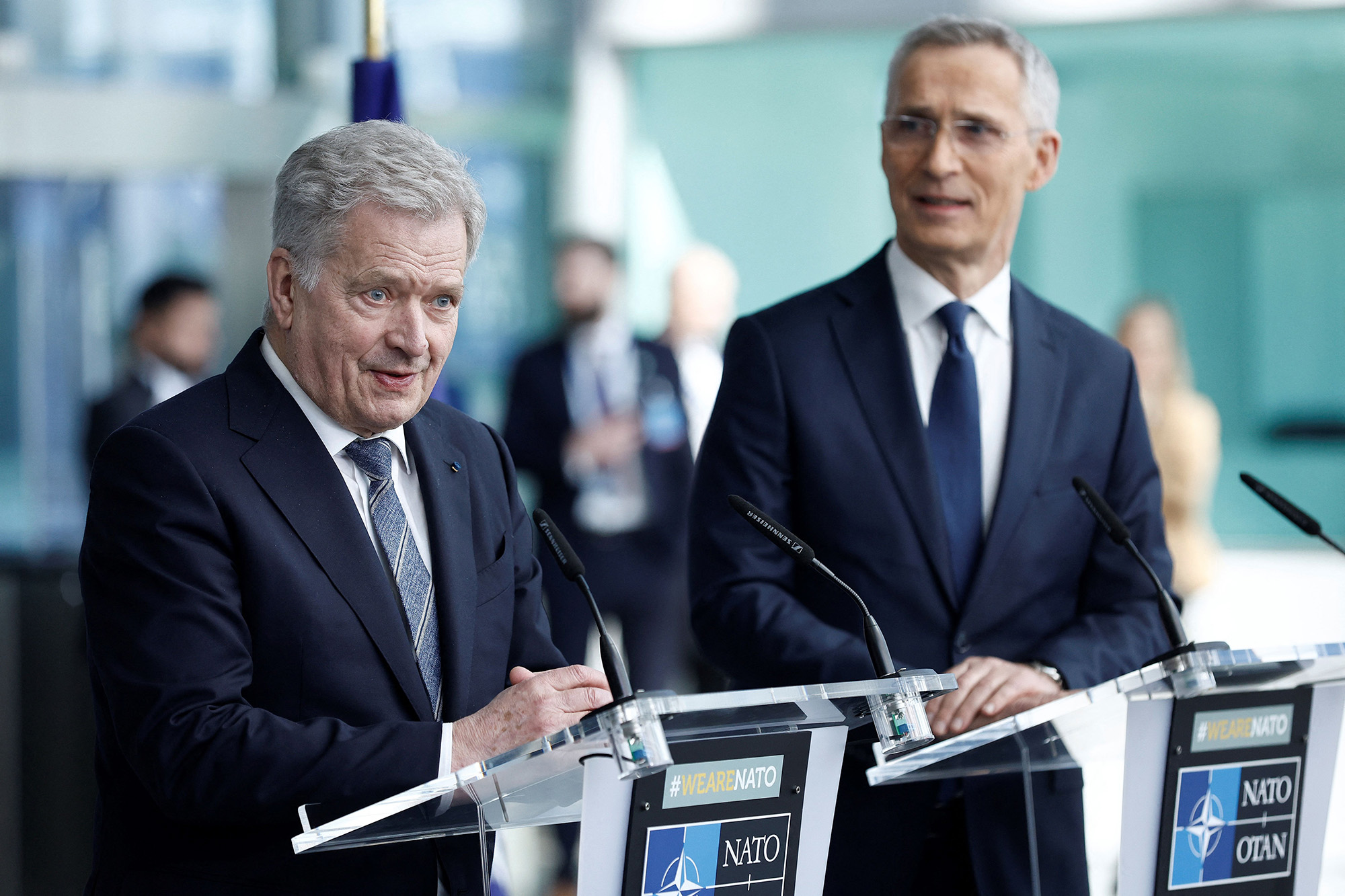 Finnish president calls it a “great day for Finland” after NATO accession