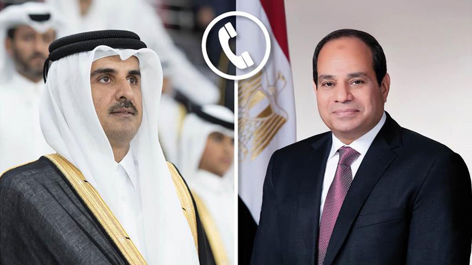 Sisi and Emir of Qatar Egypt Independent