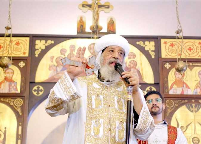 Coptic Christians celebrate the Dormition Feast of Virgin Mary