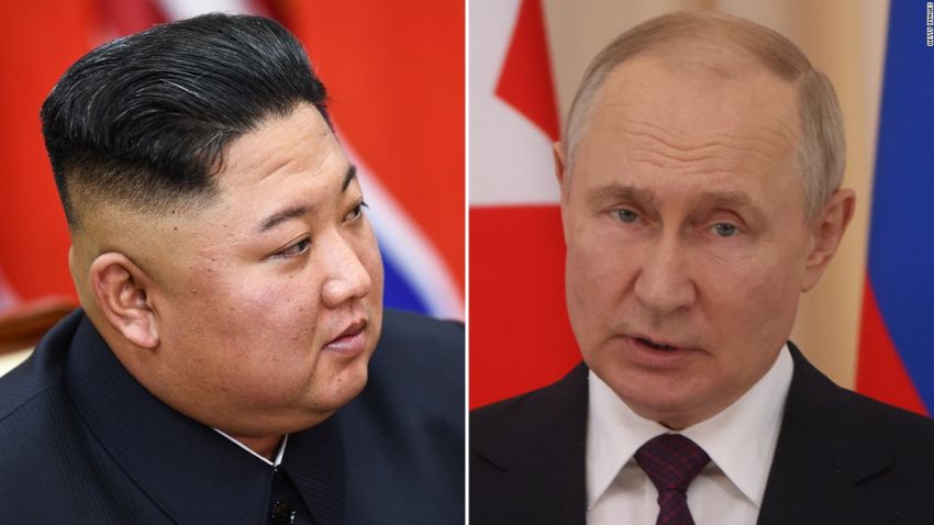 Kim Jong Un reportedly en route to Russia as Vladimir Putin arrives in Vladivostok for potential meeting