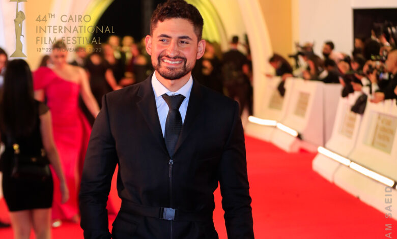 Actor Amir al-Masry at the Cairo International Film Festival.