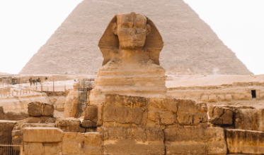 Sphinx of Giza at Pyramids Plateau