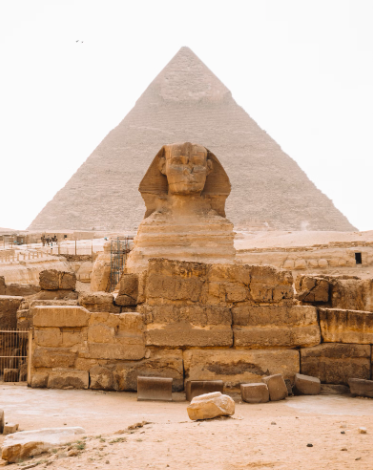 Sphinx of Giza at Pyramids Plateau