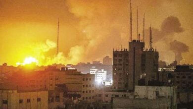 Israeli bombing in Gaza