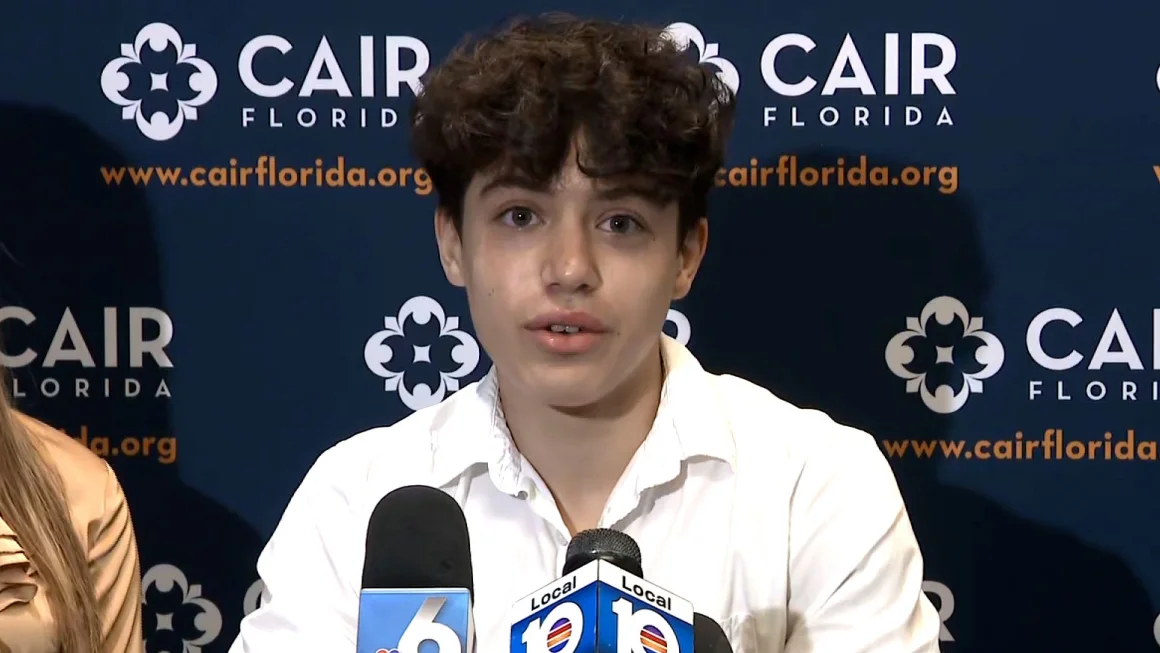 A Palestinian student was expelled from a Florida high school after his mother made pro-Palestinian posts on social media