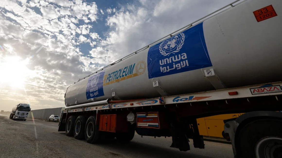 Israel turns away aid trucks for having scissors in medical kits, UN relief agency head says