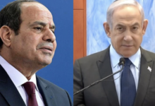 Egypt's President Abdel Fattah al-Sisi and Prime Minister of Israel Benjamin Netanyahu