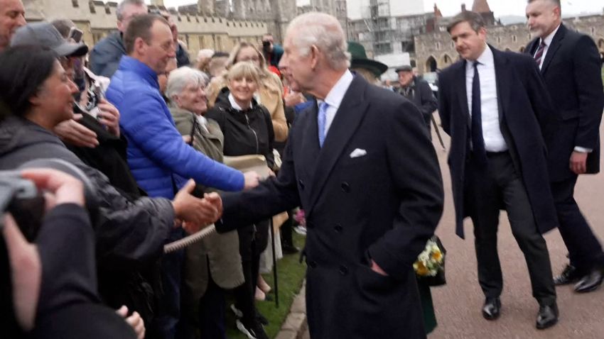 King Charles attends Easter church service in most significant public appearance since cancer diagnosis