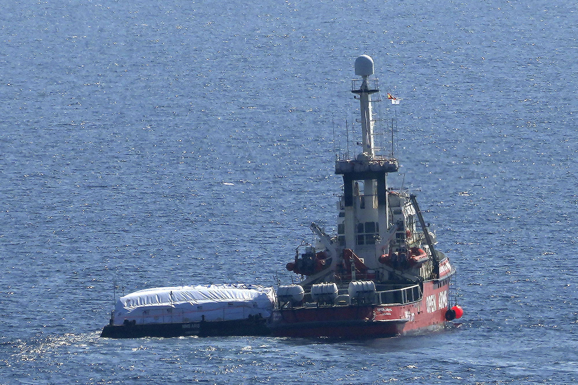 Nonprofit says it will distribute 200 tons of aid once ship reaches Gaza