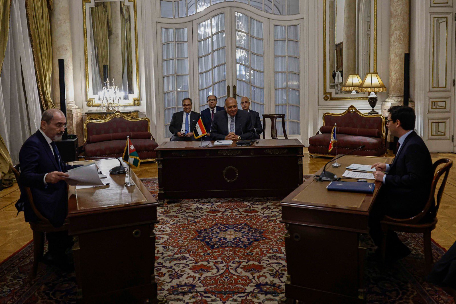 Egypt, France and Jordan discuss reaching ceasefire in Gaza Egypt, France and Jordan discuss reaching ceasefire in Gaza