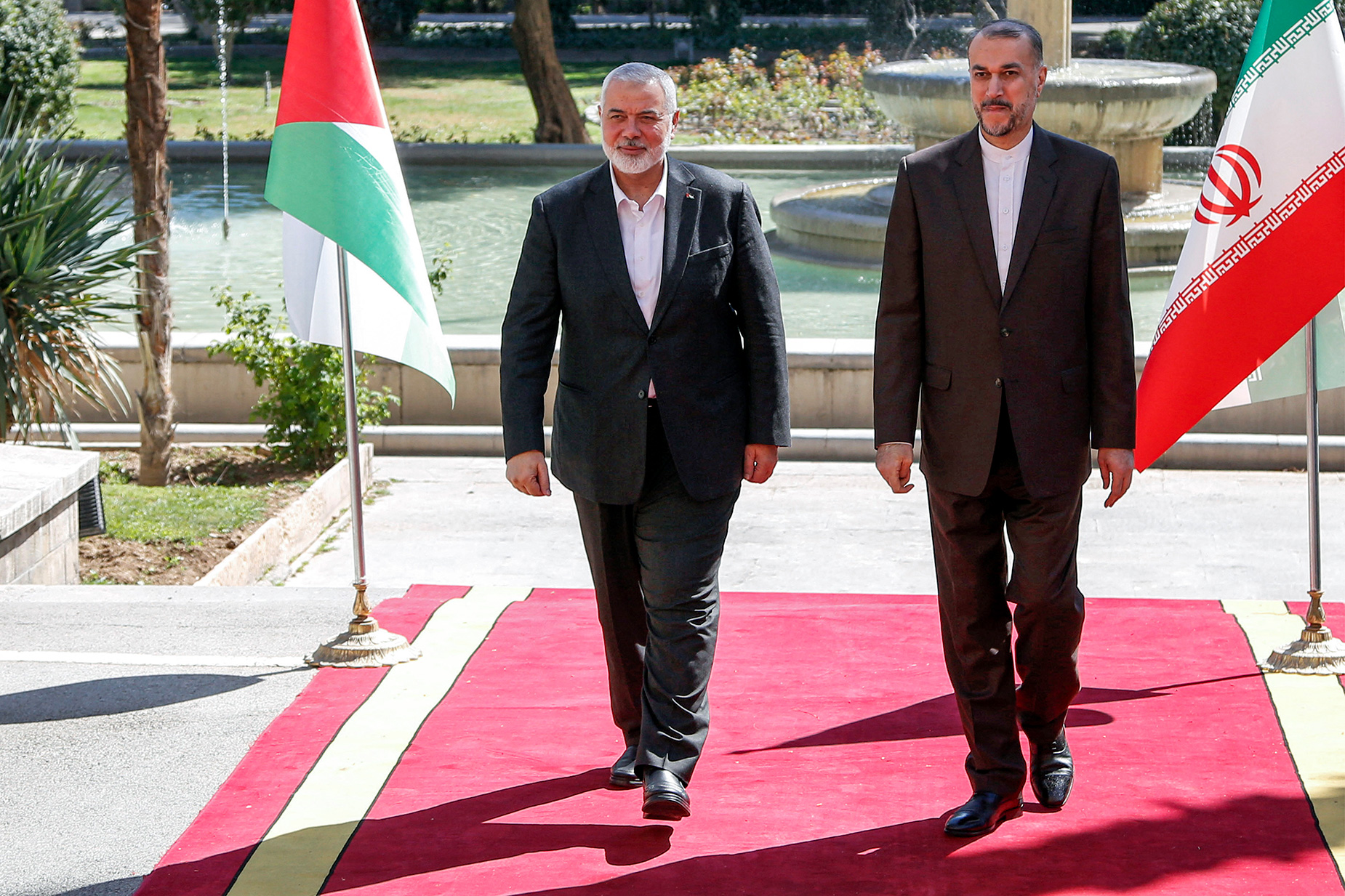 Hamas leader Ismail Haniyeh arrives in Tehran to discuss war in Gaza