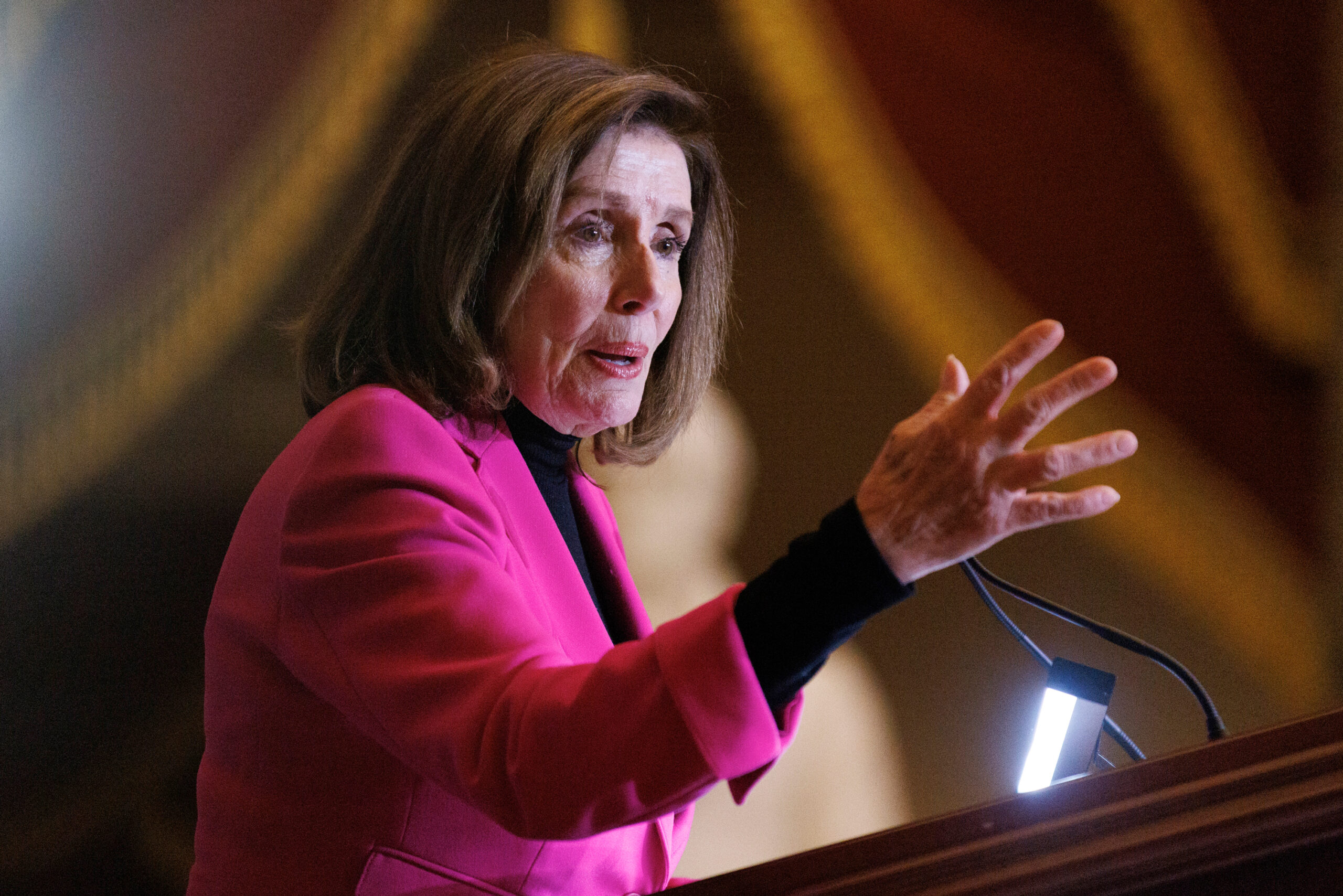 Former House speaker Nancy Pelosi joins calls to halt US arms sales to Israel