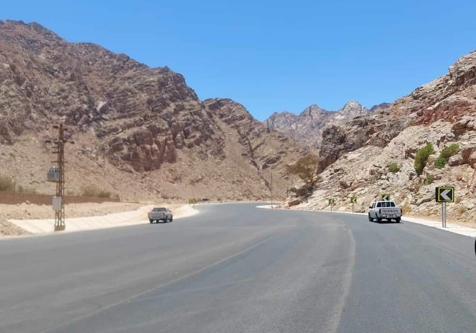 Wadi Firan checkpoint road in St. Catherine's City