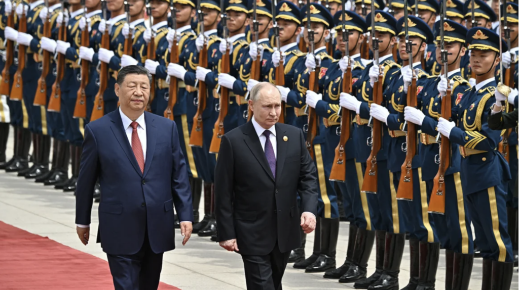 In Beijing, Xi and Putin left no question of their close alignment in a divided world