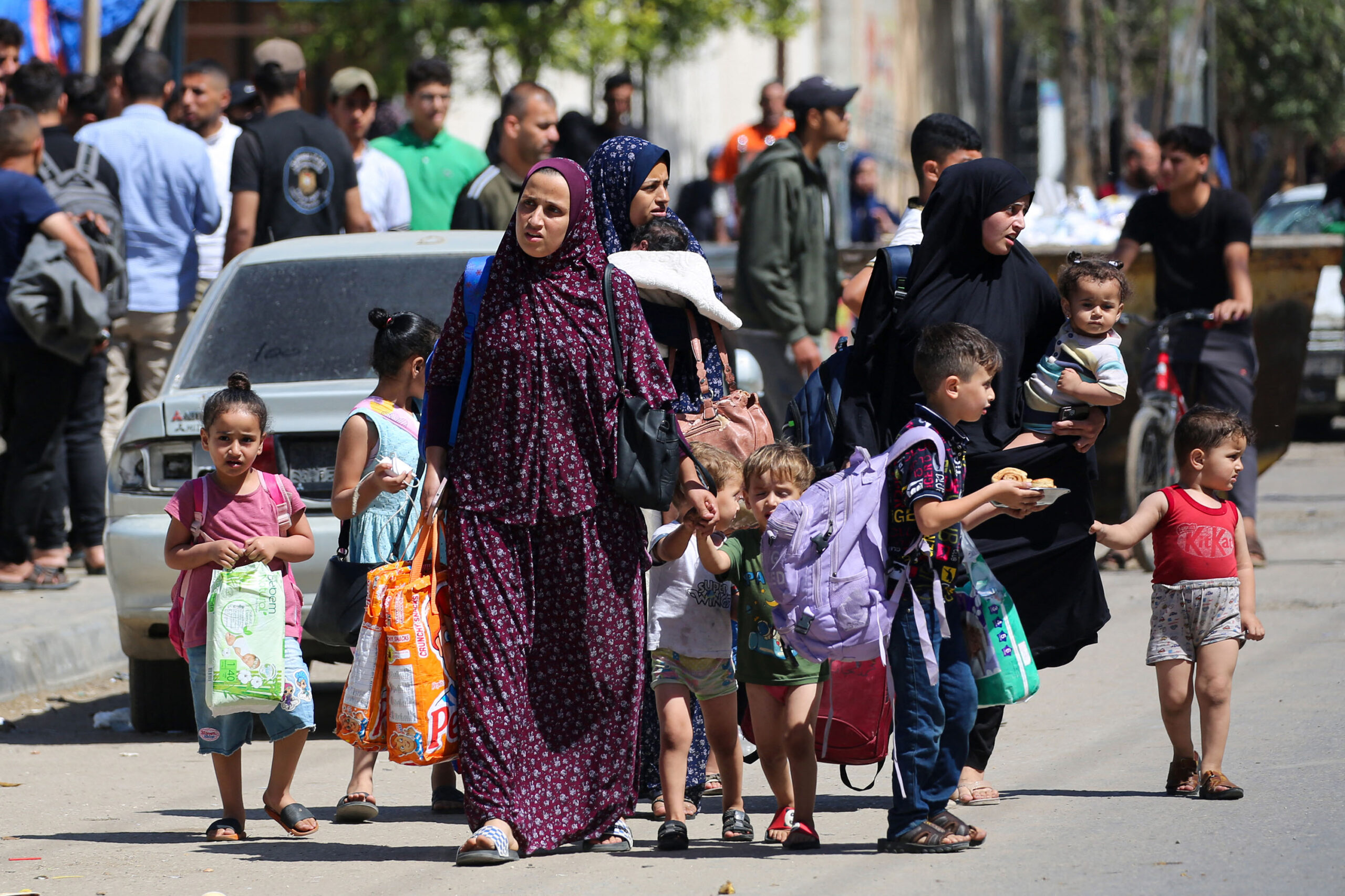 1 million people have fled Rafah over three weeks, UNRWA says