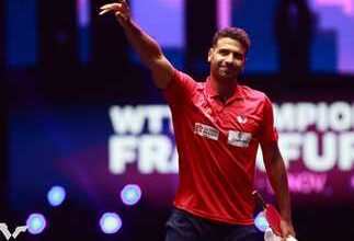 Egyptian table tennis player Omar Assar