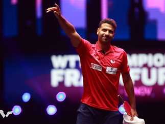 Egyptian table tennis player Omar Assar