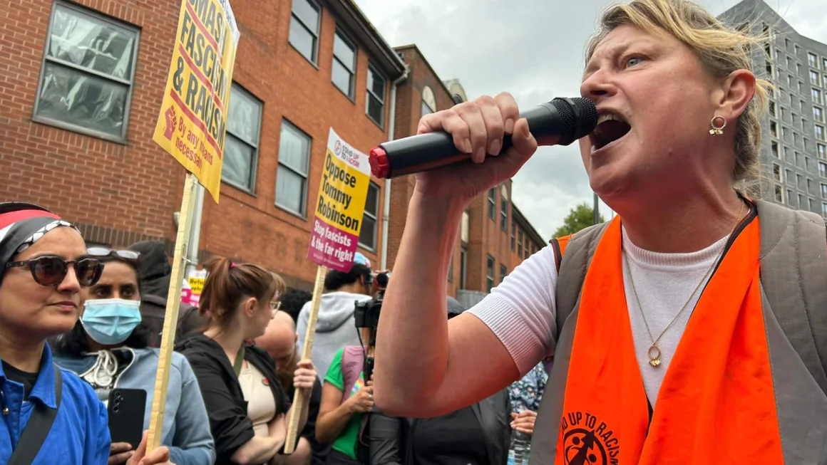 ‘More of us than you’: Thousands of anti-racism protesters turn out to counter far-right rallies in UK