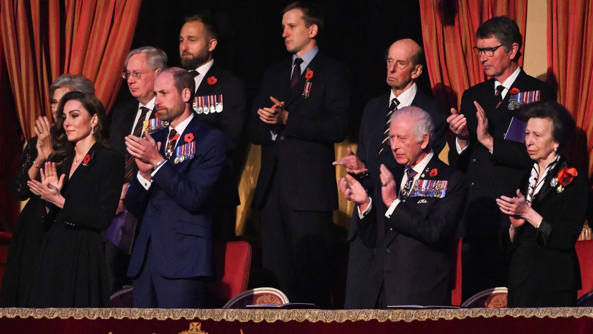 Catherine, Princess of Wales, joins royal family at remembrance ceremony