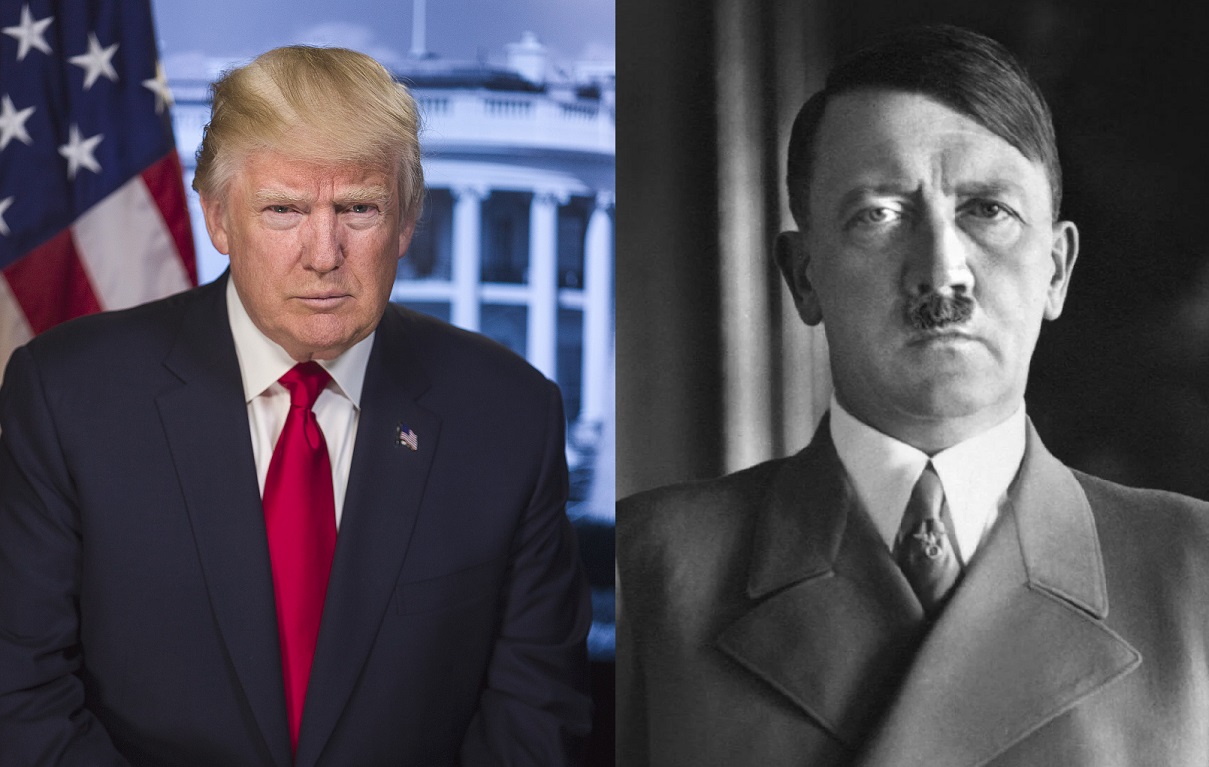 Is there a resemblance between Trump and Hitler?