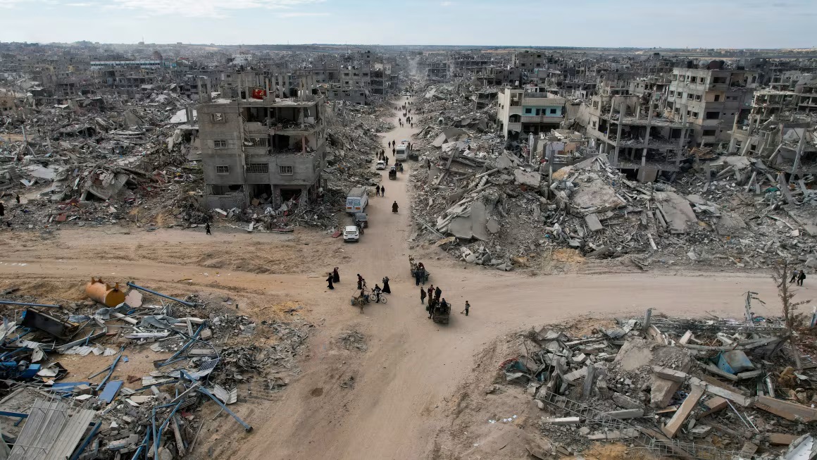 Israel’s defense minister plans to relocate displaced Palestinians to restricted area in southern Gaza, Israeli media reports