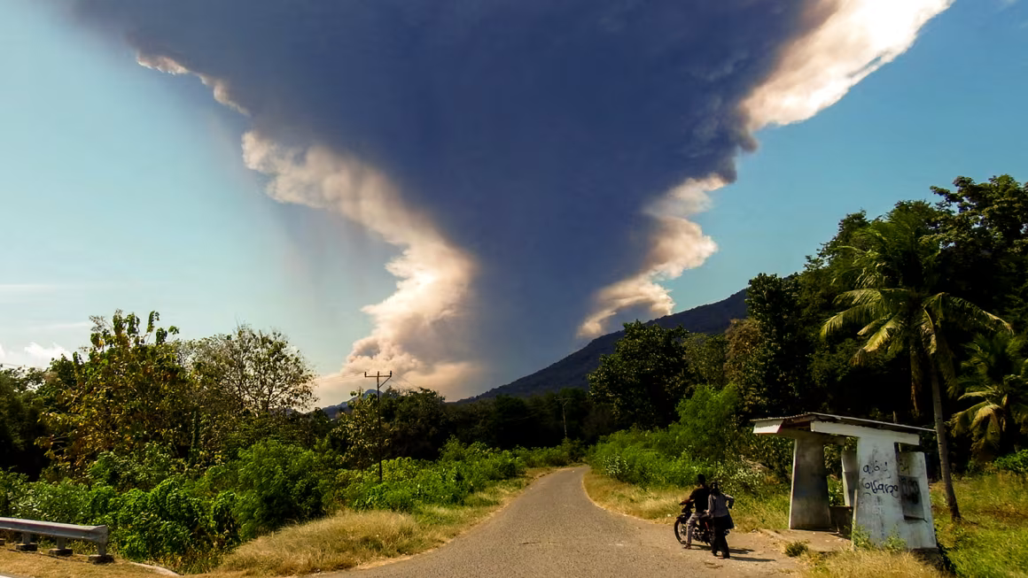Eruption of Indonesia’s Mount Lewotobi Laki Laki volcano sends ash 11 miles high