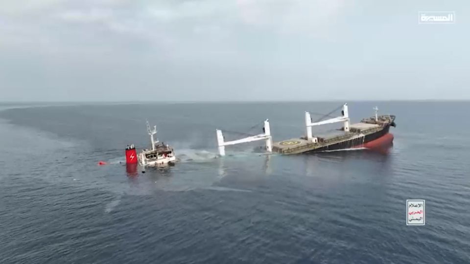 At least four killed and many ‘kidnapped’ in second Huthi attack in a week on Red Sea cargo ship