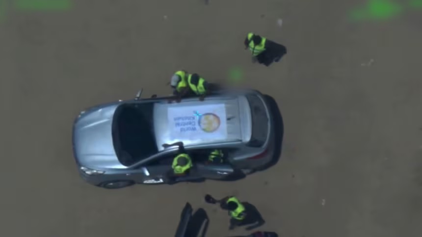 Armed group posing as aid workers targeted in Israeli strike, Israel says, as international calls mount for more Gaza aid