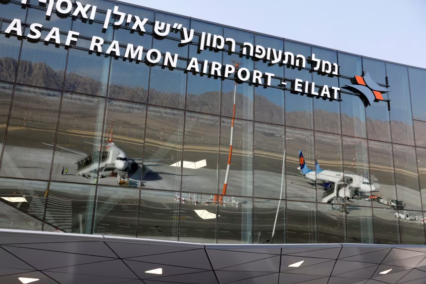 Sirens fail as Huthi drone hits arrivals hall at Ramon Airport in southern Israel, authorities say